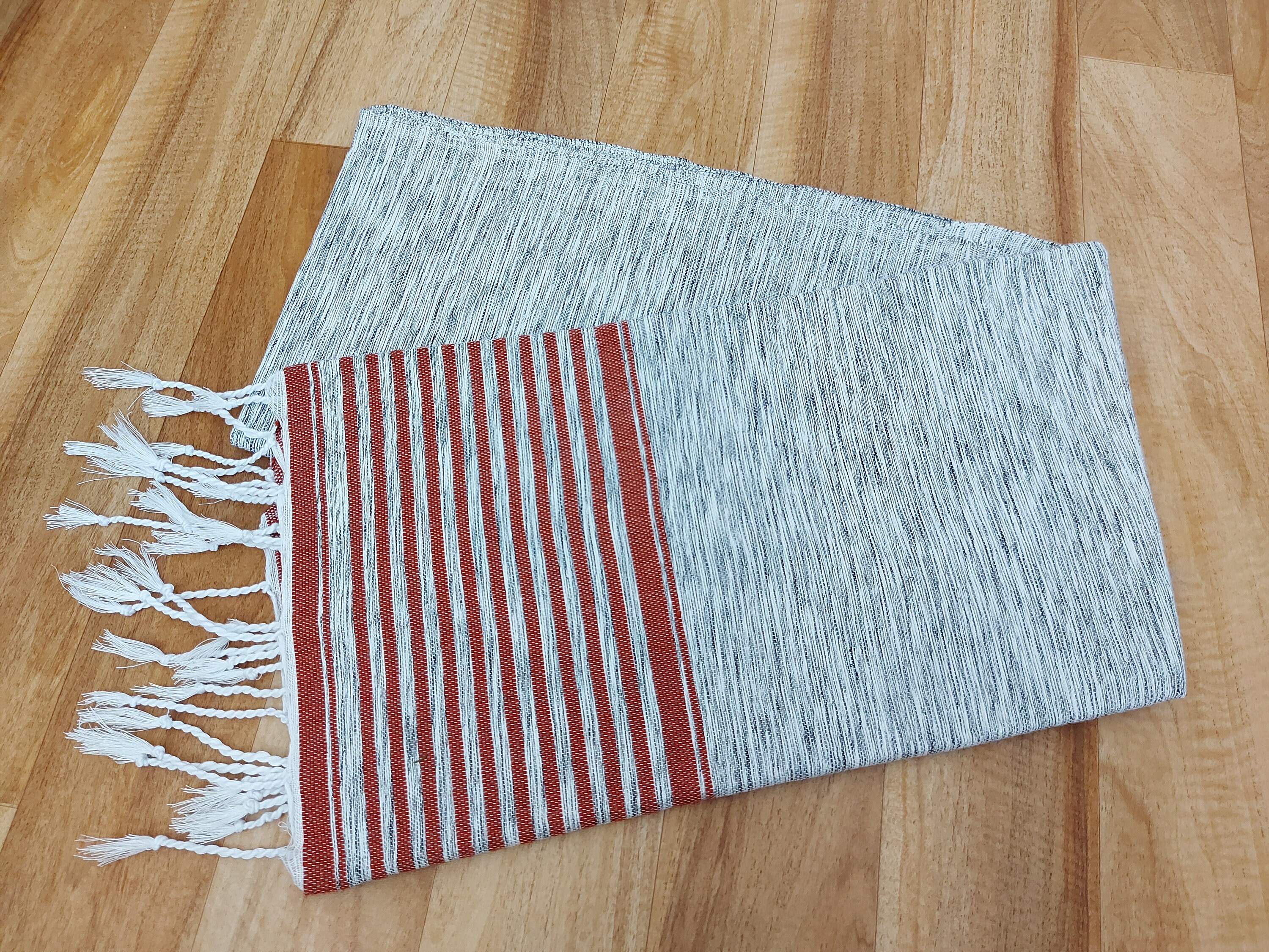 Gray Moroccan Hammam Towels, Thickest Cotton Towel, Beach Bath Spa Fouta, Quick Dry. High Quality Co