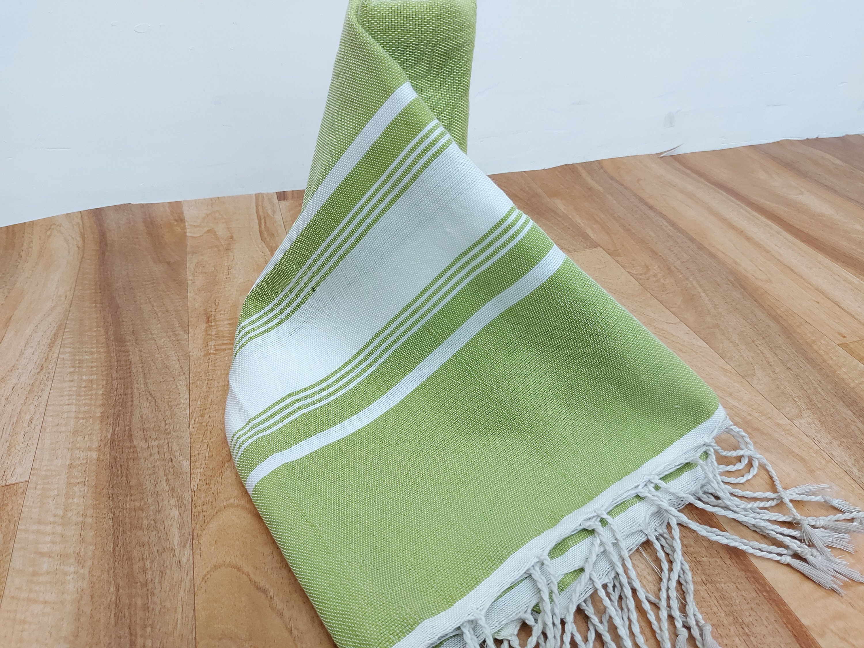 Moroccan Curtains Hand Woven 100% Cotton Striped Curtain, Towelthickest Towel, Bath Spa High Quality