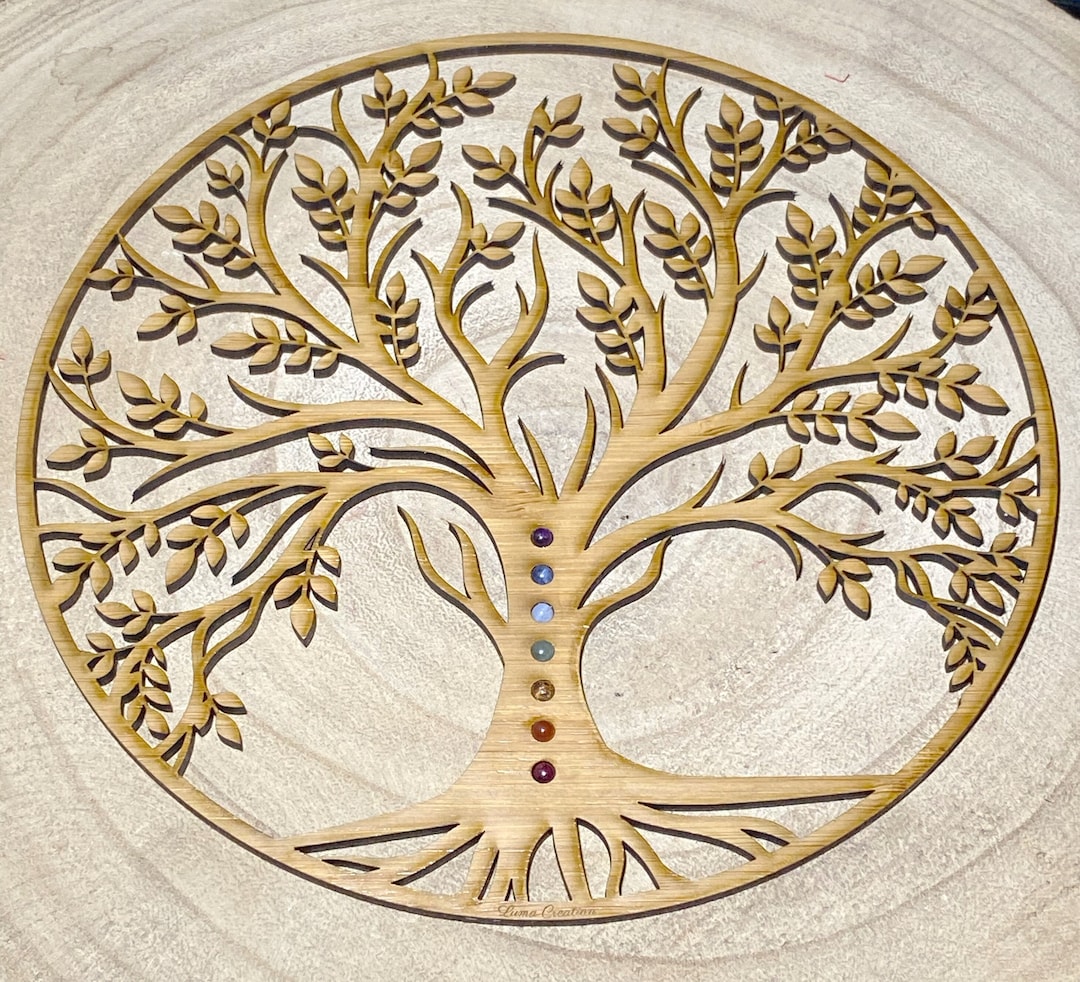Tree of Life 7 Chakras - Etsy