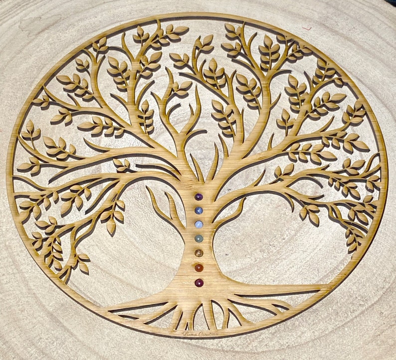 Tree of Life 7 Chakras - Etsy