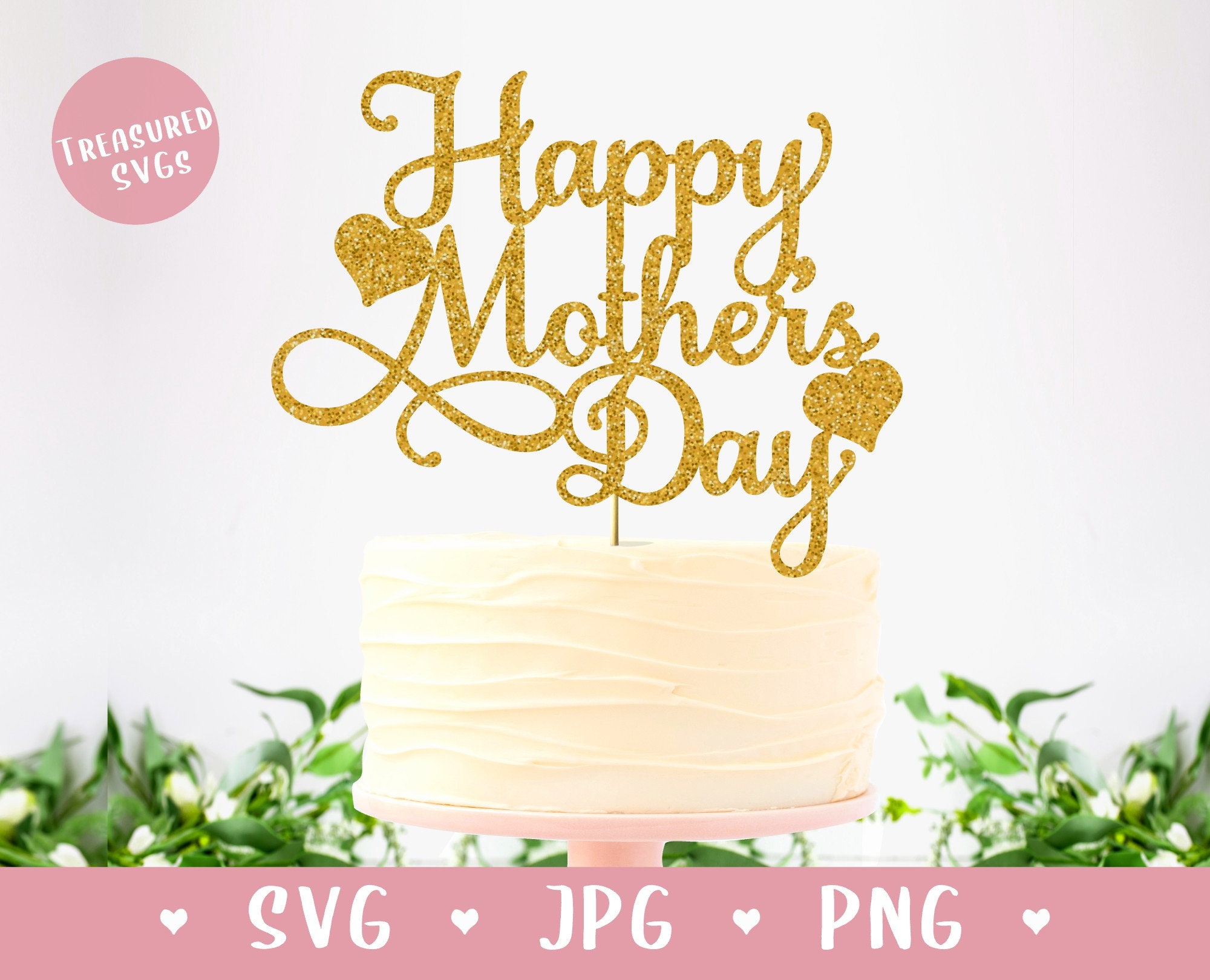 Happy Mothers Day Edible Image Topper for Cake — Choco House