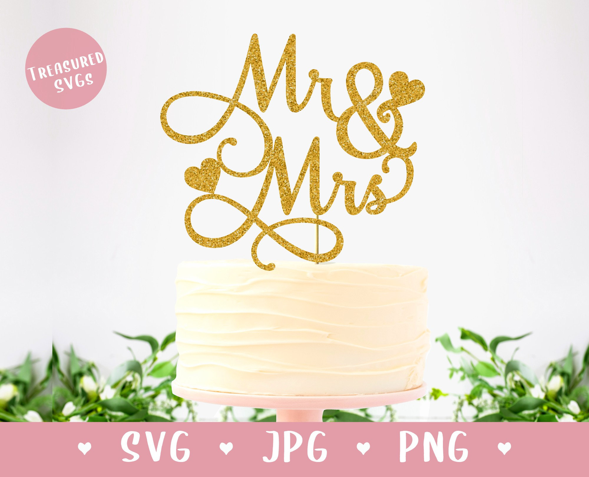 Wedding Cake Topper - Mr & Mrs Personalized Date - Fast Shipping! –  VividEditions