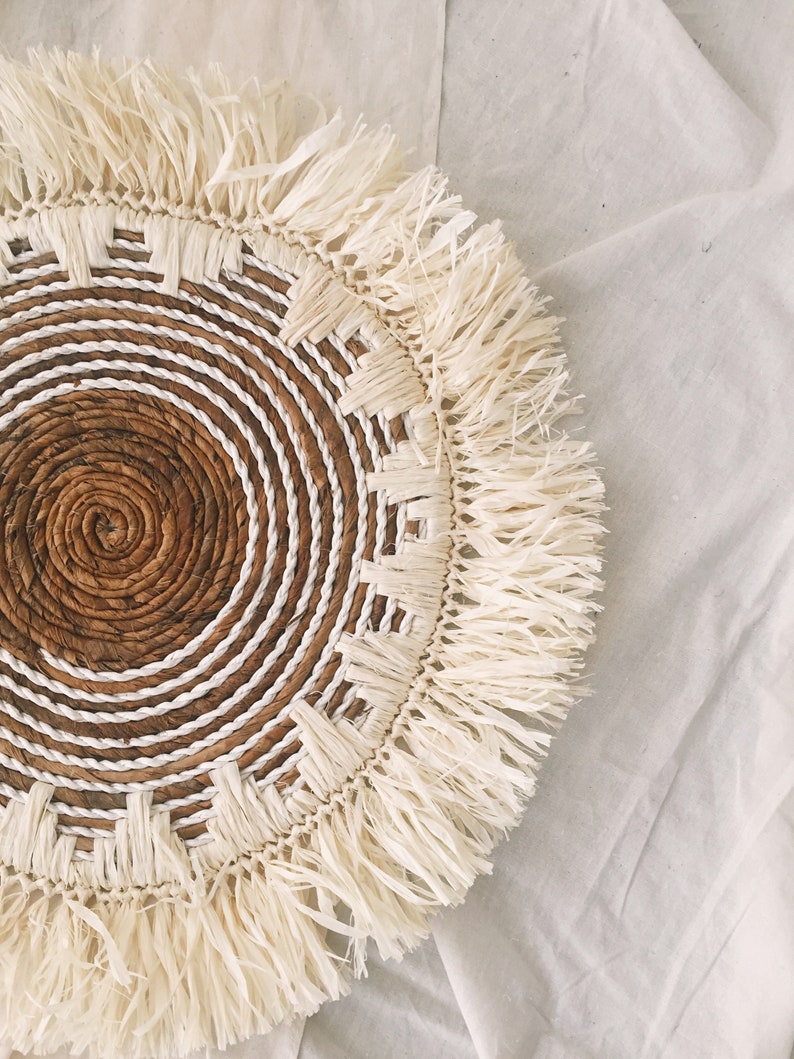 Banana Bark Fringe Wall Decor Hanging Wall Natural Decor Etsy UK