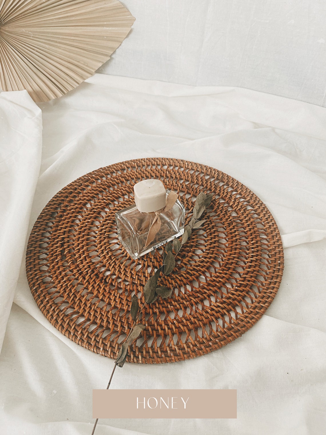 Swirl Rattan Placemats & Wall Decor Rattan Placemats Natural Etsy
