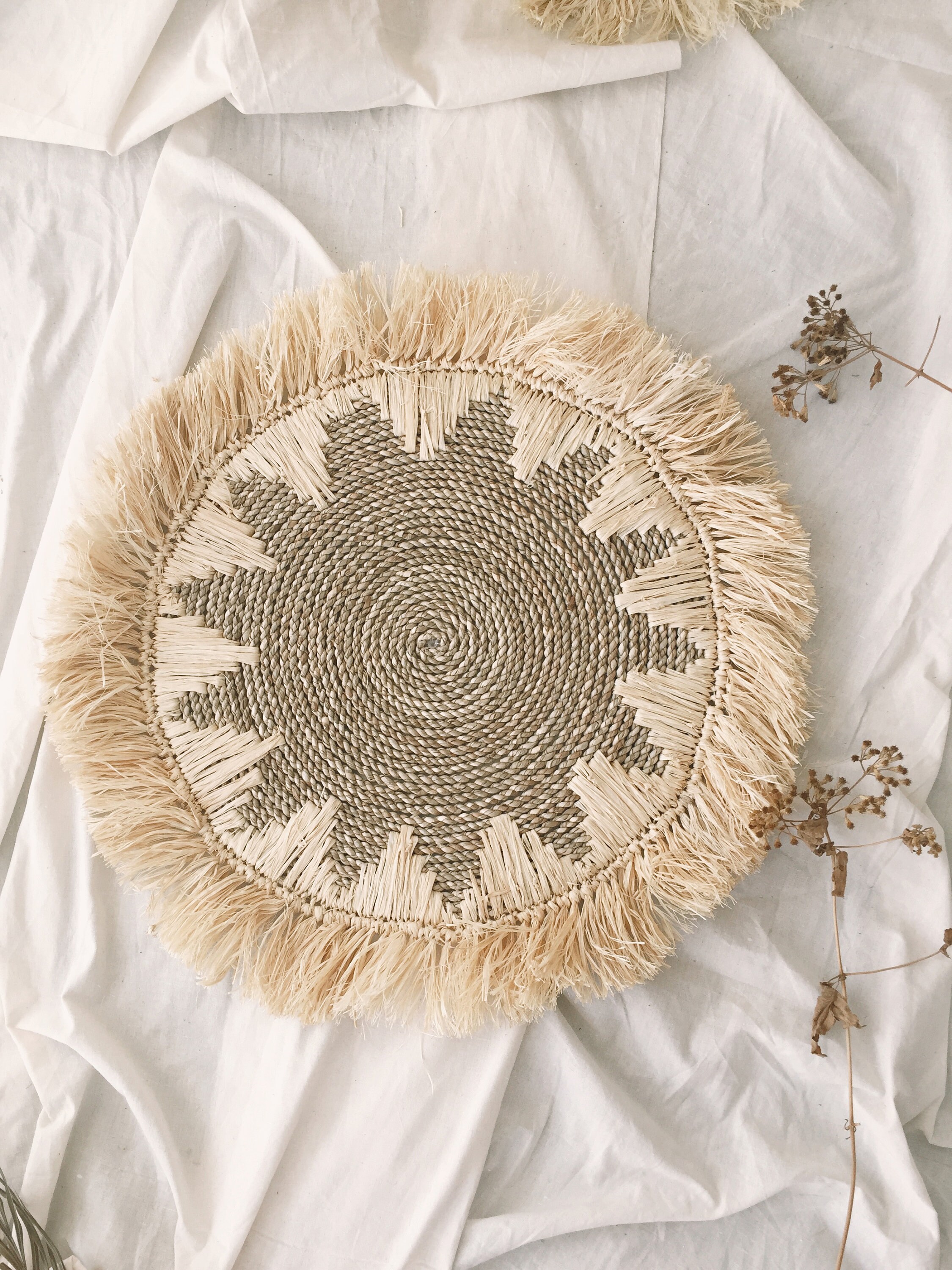 Natural Sea Grass Wall Decor Raffia Wall Natural Decor Etsy Canada