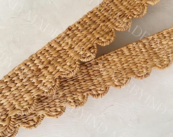 Water Hyacinth Window Pelmet, Window Cover, Natural Valance From Water Hyacinth, Natural Pelmet Decor, Natural Window Curtain Cover