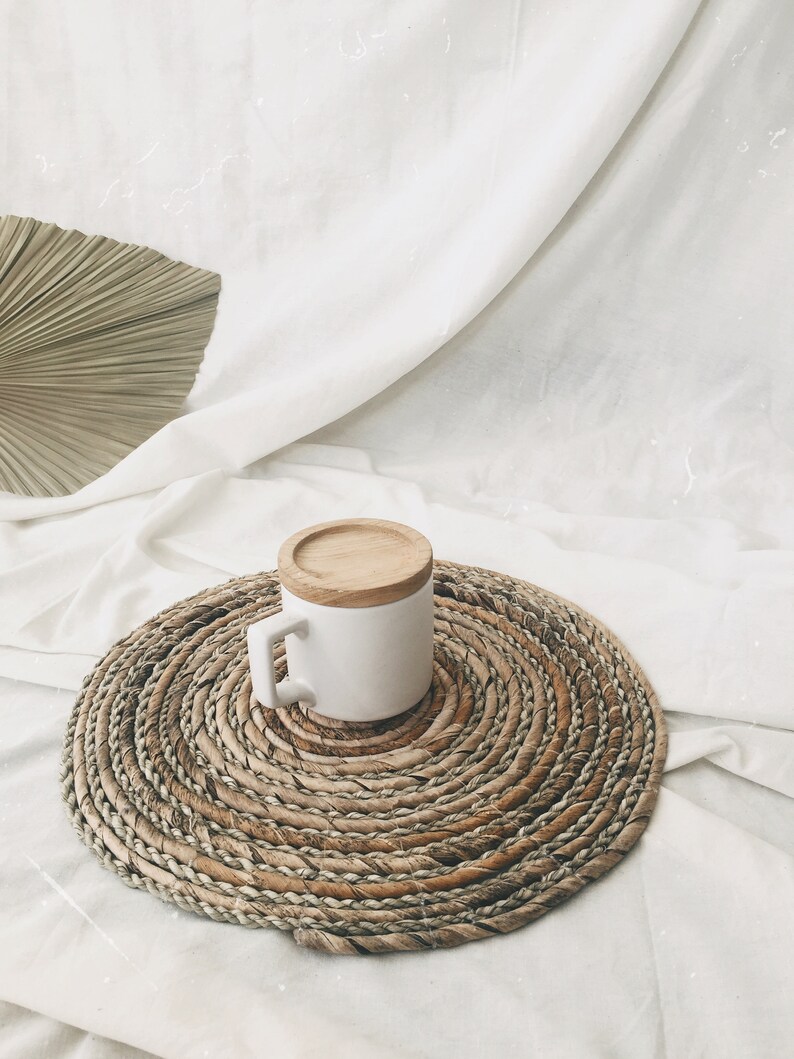 Banana Bark Placematsnatural Placemats Boho Placemats Table Etsy