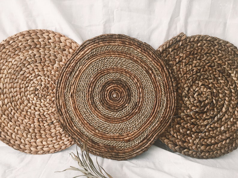 Natural Placemats Boho Placemats Table Decor Placemats Mix Etsy