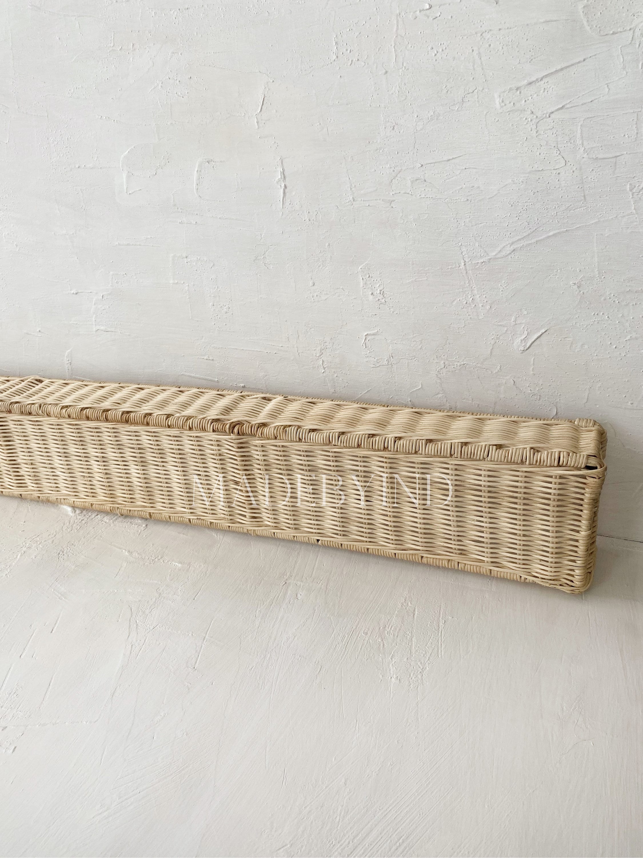 Rattan Straight Window Pelmet, Boho Window Pelmet, Rattan Valance Made ...