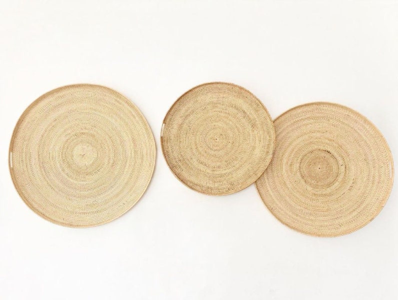 Big Round Rattan Wall Decoration Rattan Hanging Wall Rattan Etsy Ireland