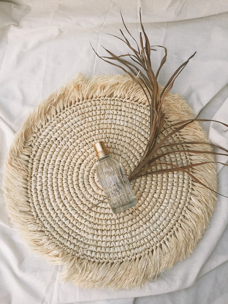 Boho Mand Decor Set van 6 - Opknoping Geweven Mand Wall Decor