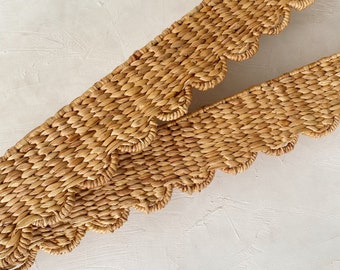 Water Hyacinth Window Pelmet, Window Cover, Natural Valance From Water Hyacinth, Natural Pelmet Decor, Natural Window Curtain Cover