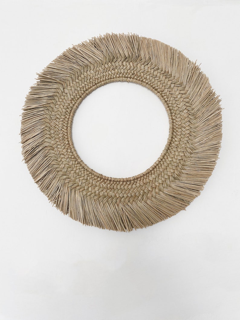 Mendong Big Round Wall Decor Big Natural Wall Ornaments Etsy