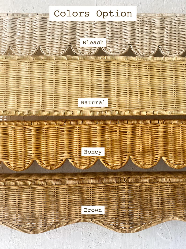 Rattan Straight Window Pelmet, Boho Window Pelmet, Rattan Valance Made ...