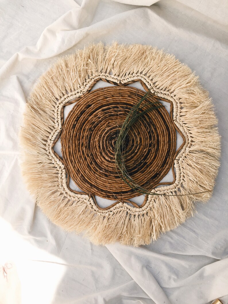 Hanging Wall Decoration Natural Wall Decor Boho Hanging Wall Etsy