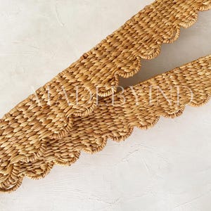 Water Hyacinth Window Pelmet, Window Cover, Natural Valance From Water Hyacinth, Natural Pelmet Decor, Natural Window Curtain Cover