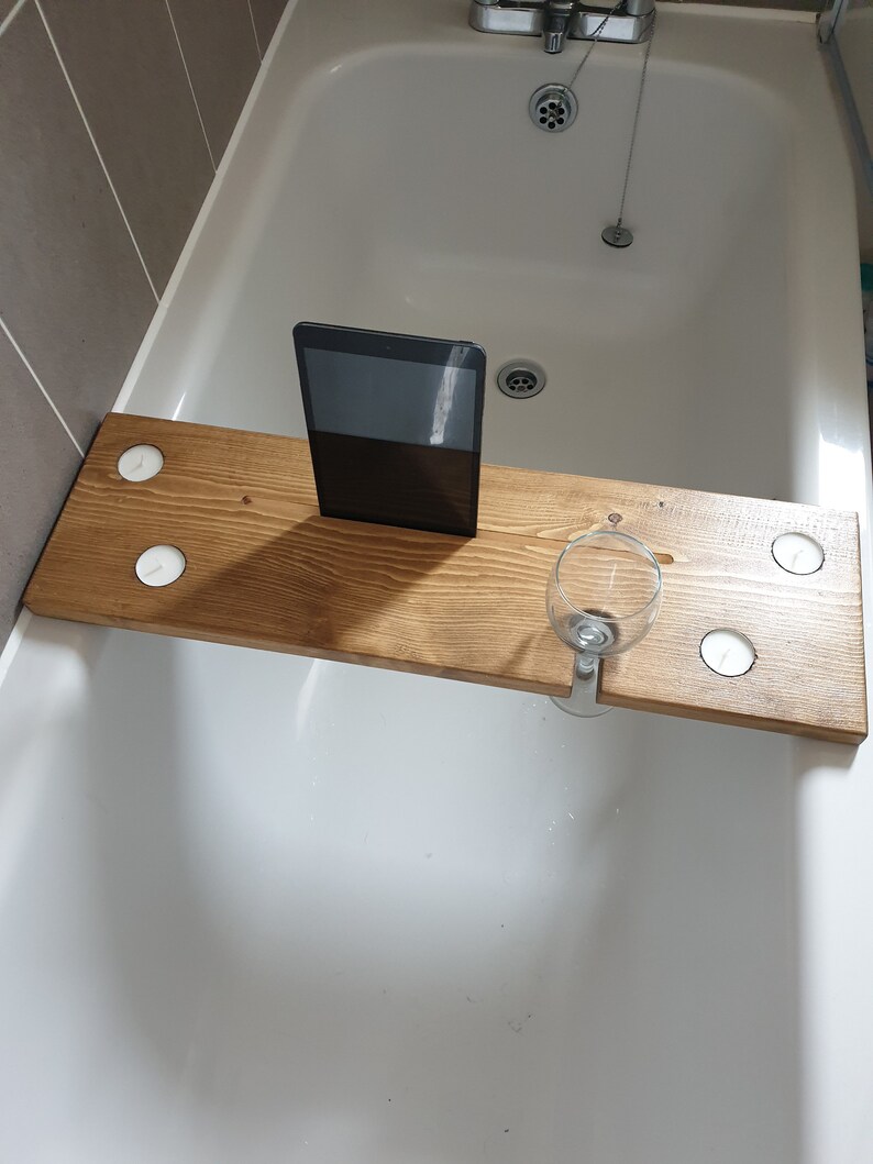 Bath tray bath board bath caddy gift for her home Etsy