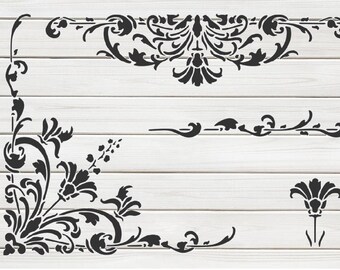 motif stencil etsy