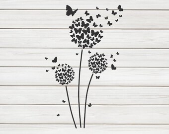 Free Free 52 Butterfly Dandelion Svg SVG PNG EPS DXF File