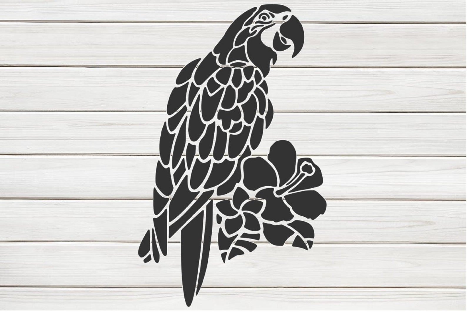 Cute Tropical Parrot Bird Stencil Model Image Design Print Etsy cute-tropical-parrot-bird-stencil-model-image-design-print-etsy