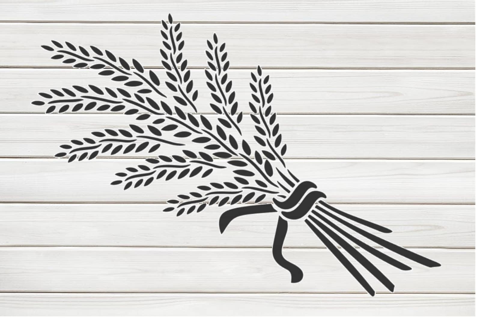 Wheat Sheaf Seeds Stencil Model Image Design Print Digital - Etsy Canada