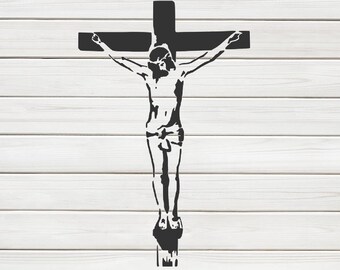 Kruisbeeld stencil - Etsy Nederland