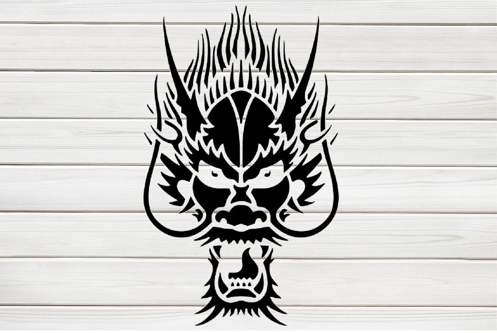 Chinese Dragon Face Stencil Model Template Design Print Etsy chinese-dragon-face-stencil-model-template-design-print-etsy