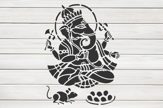 Stencil Designs Of Ganesha