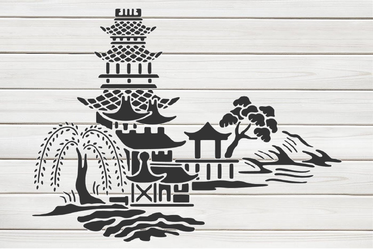 китайский орнамент лотос. японские мотивы. китайские трафареты. векторные трафареты в японском стиле. традиционные китайские узоры.