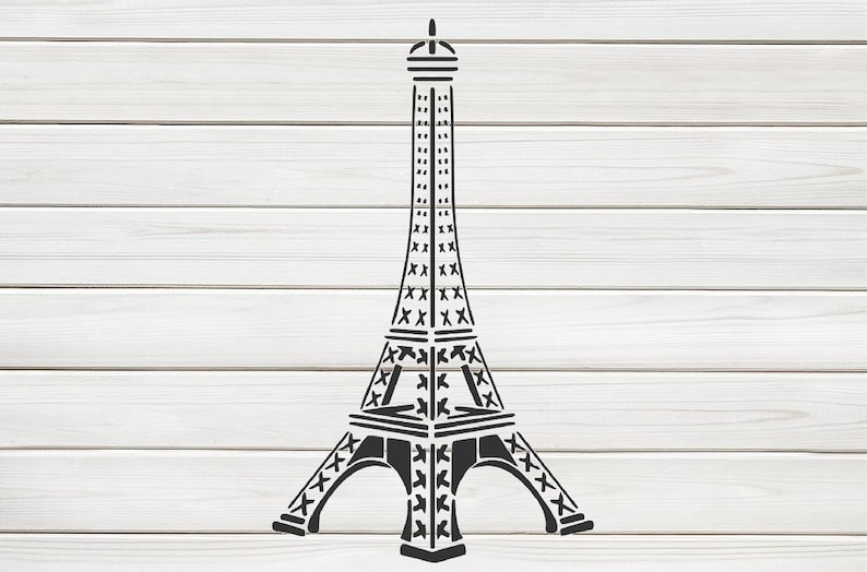 Eiffel Tower Stencil Printable