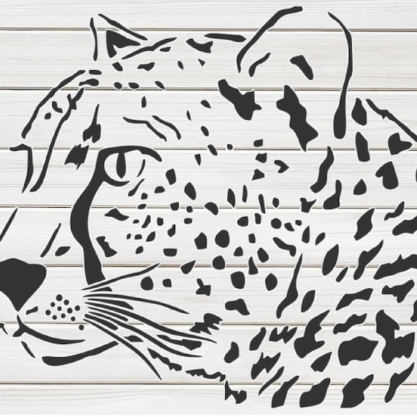 Cheetah Vector - Etsy