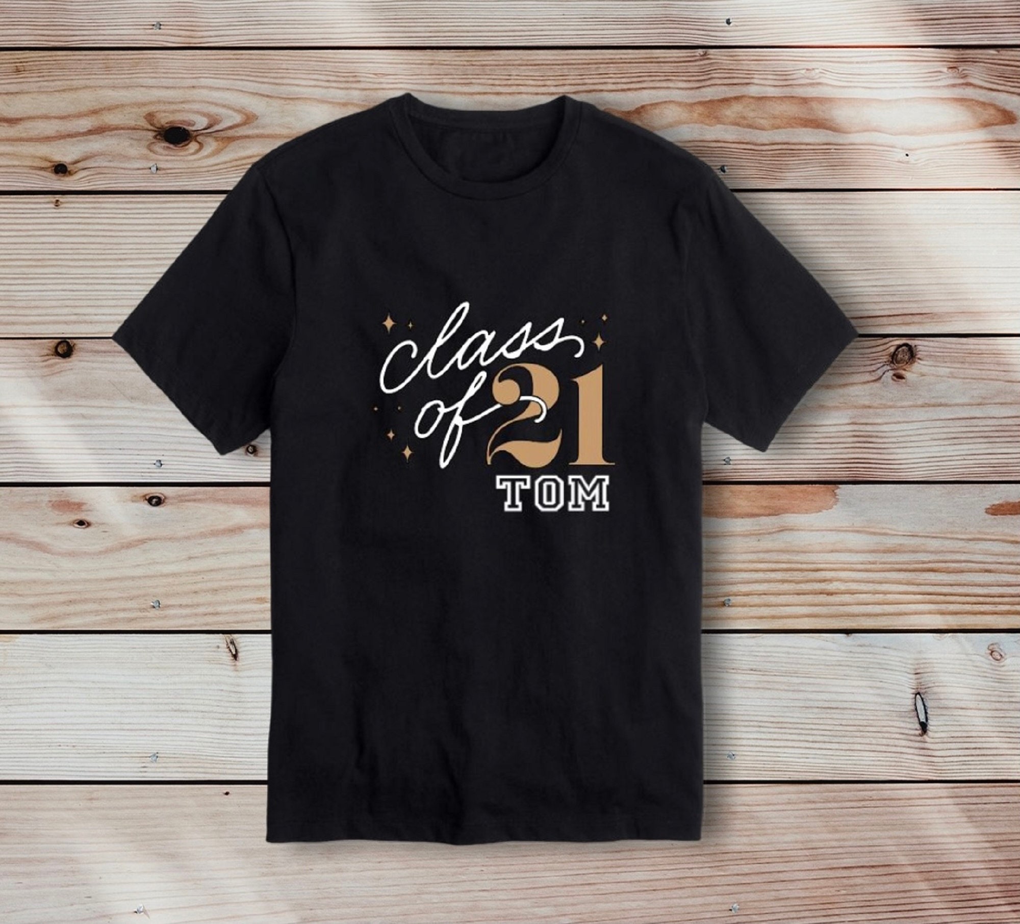 Personalised School Leavers TShirt Class Of 2021 Graduation Etsy
