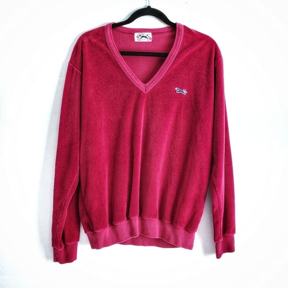 Vintage 70s/80s The Fox Velour Sweater Sweatshirt
