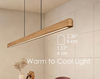 Linear pendant lights