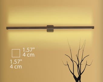 Oak LED Wall Sconce: Smart WiFi Dimmable Vanity Light