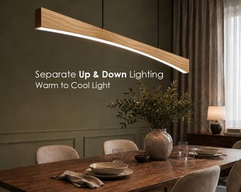 Linear pendant lights