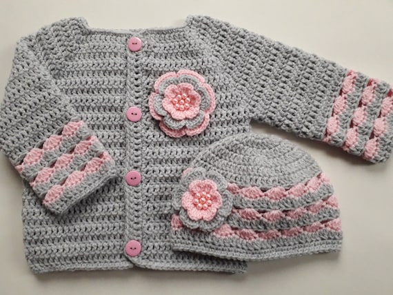 baby sweater with cap