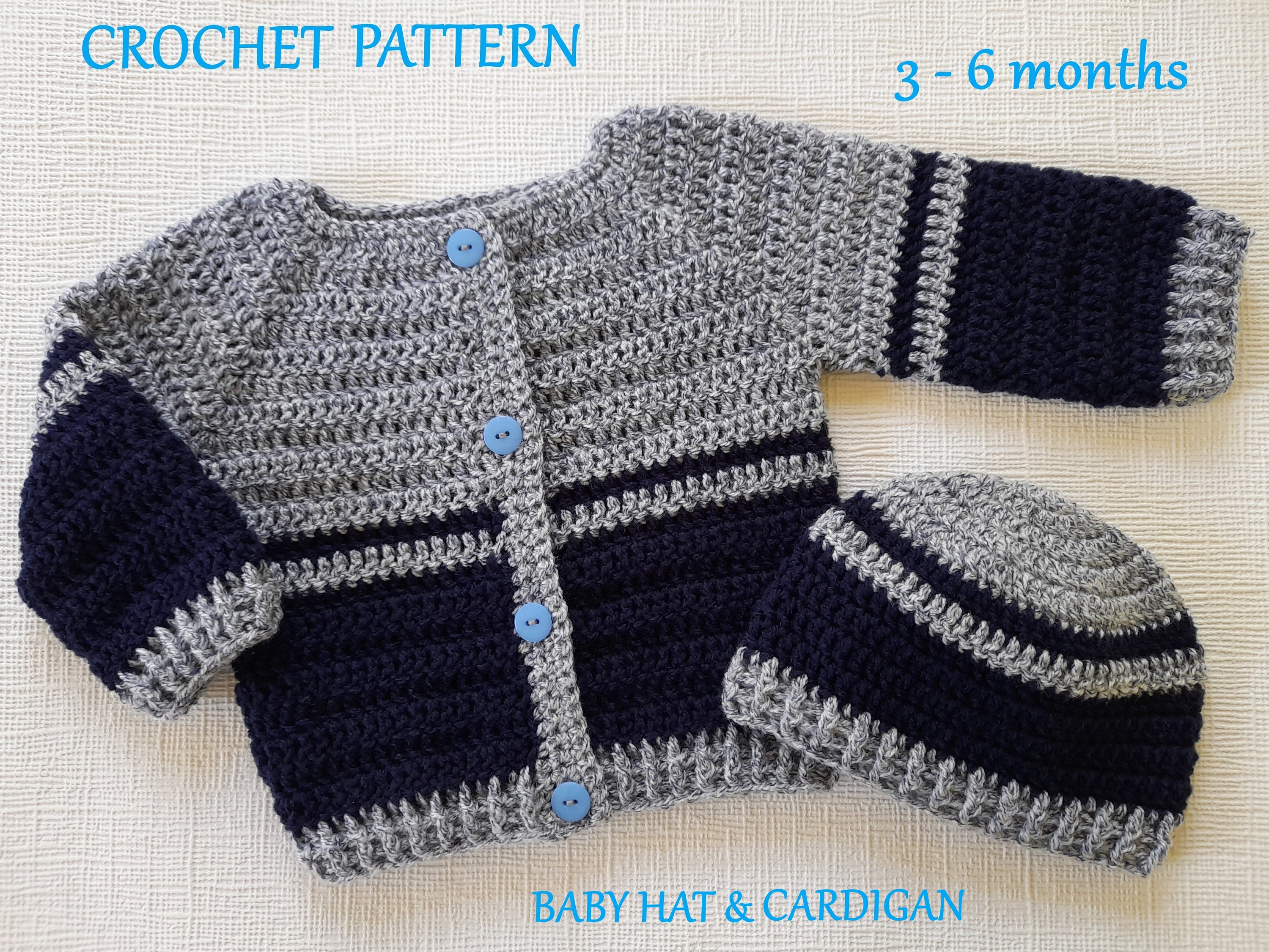 crochet baby boy sweater