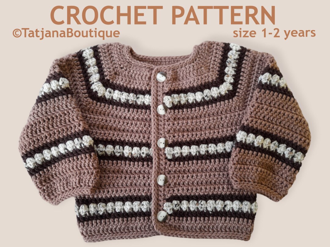 Crochet Pattern Toddler Cardigan Crochet Children Cardigan Etsy Australia