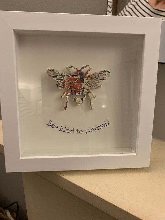 Bee picture with the words Bee kind to Yourself