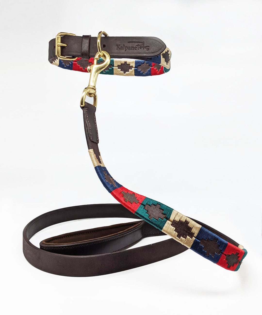 Cooper Polo Dog Collar and Leash Set Etsy