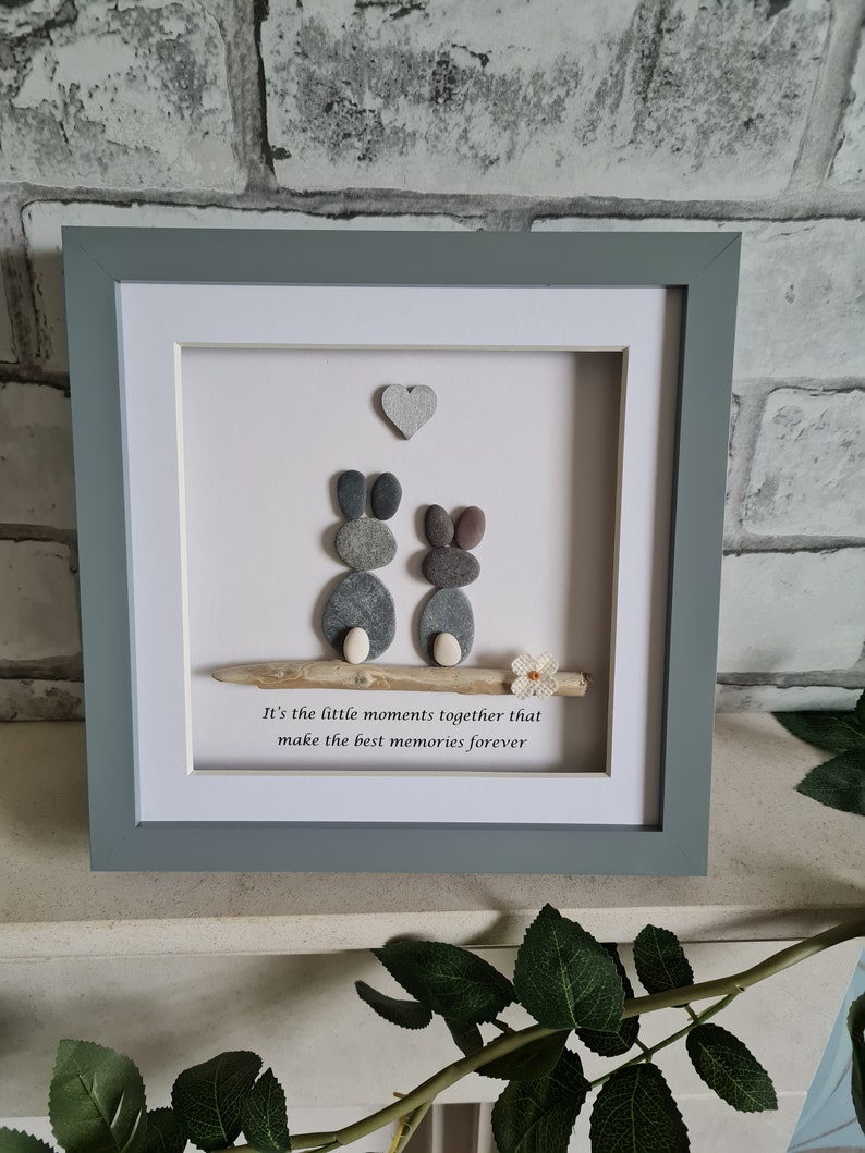 Pebble Art Birthday Gift.. Unique Gift...cherished Memories Etsy UK