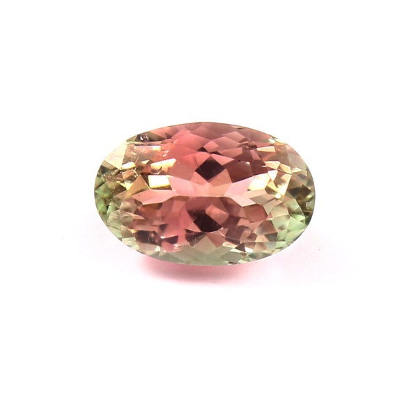 Tourmaline Natural Loope Clean Bio Pink Tourmaline Gem Cut Faceted Oval Cut Stone Size 6x9.50x5mm 2.10 Carat 1 Piece +AAA 100% Natural Stone
