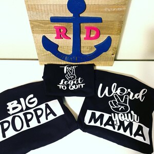 Two Legit to Quit | Birthday Theme Shirts | Kids Shirts | Family Shirts | Big Pappa | Word to your Mama | Holla at your sister