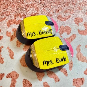 Ratón USB inalámbrico / Agradecimiento al profesor / Regalo / Ratón personalizado / Vuelta al cole