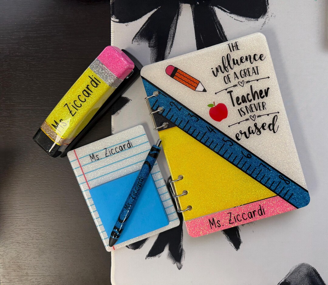 Custom A5 Notebook | Personalized Teacher Gift With Pen - Etsy