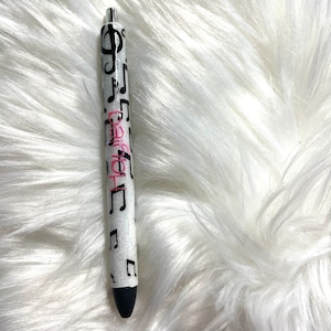 Music Pen | Glitter Pen | Teacher Appreciation | Gift | Ink Joy | Gel Pen | Custom Pen | Customer Appreciation | Gift for her |Gift for him