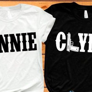 Bonnie und Clyde | Bonnie & Clyde | Paar shirts | Passende Hemden | Für Sie und Ihn | Herr und Frau