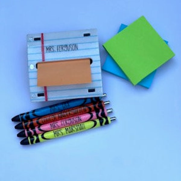 Paper Note Dispenser | Pencil Note Dispenser | Teacher notes | Teacher Appreciation | Back to School