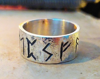 Powerful Viking Ring magic amulet - Runes Talisman Celtic Jewelry - Luck, Money and Protection Amulet